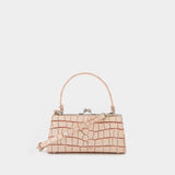 Sac À Main Doll XL Frame - Vivienne Westwood - Cuir - Rose