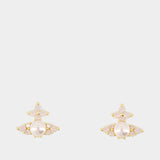 Boucles D'oreilles Feodora - Vivienne Westwood - Métal - Doré