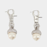Boucles D'oreilles Lucille Large - Vivienne Westwood - Métal - Argenté