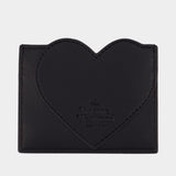 Porte-Carte Heart - Vivienne Westwood - Synthétique - Noir