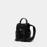 Sac À Dos Max Small - Vivienne Westwood - Cuir - Noir