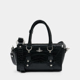 Sac À Bandoulière Bettina Mini - Vivienne Westwood - Cuir - Noir