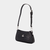 Sac Porté Épaule Tasha - Vivienne Westwood - Cuir - Noir