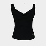 Top Anna - Vivienne Westwood - Coton - Noir