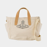 Cabas Henry Small - Vivienne Westwood - Coton - Beige
