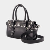 Sac À Bandoulière Bettina Mini - Vivienne Westwood - Cuir - Noir