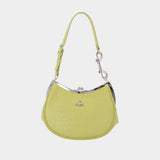 Sac À Main Charm Frame - Vivienne Westwood - Cuir - Vert