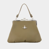 Sac À Main Granny Frame - Vivienne Westwood - Synthétique - Kaki