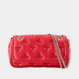 Sac À Bandoulière Chain - Vivienne Westwood - Synthétique - Rouge