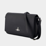 Sac À Bandoulière Ginny - Vivienne Westwood - Cuir - Noir