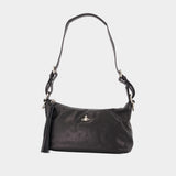 Sac Porté Épaule Emma - Vivienne Westwood - Cuir - Noir