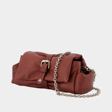 Pochette Hazel Treasure - Vivienne Westwood - Cuir - Bordeaux