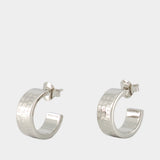 Boucles D'oreilles Minimal - MM6 Maison Margiela - Métal - Argenté