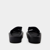 Sandales - MM6 Maison Margiela - Cuir - Noir