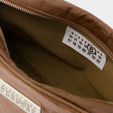 Sac Numeric Small Worn Out - MM6 Maison Margiela - Cuir - Marron