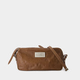 Sac Numeric Small Worn Out - MM6 Maison Margiela - Cuir - Marron