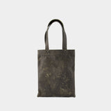 Cabas Simple - MM6 Maison Margiela - Cuir - Noir
