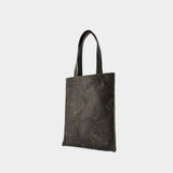 Cabas Simple - MM6 Maison Margiela - Cuir - Noir