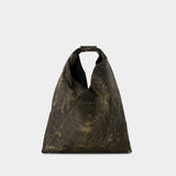 Sac Porté Épaule Classic Japanese - MM6 Maison Margiela - Cuir - Noir