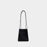 Sac Numbers Vertical Mini - MM6 Maison Margiela - Cuir - Noir