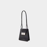 Sac Numbers Vertical Mini - MM6 Maison Margiela - Cuir - Noir