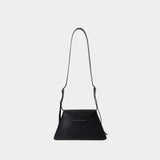 Sac À Bandoulière Numeric Medium - MM6 Maison Margiela - Cuir - Noir