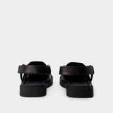 Sandales - Versace - Cuir - Noir