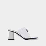 Mule T.70 - Versace - Pvc - Argenté