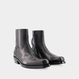 Bottines Luciano - Versace - Cuir - Noir