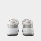 Sneakers Odissea - Versace - Cuir - Gris/Noir
