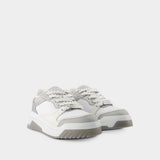 Sneakers Odissea - Versace - Cuir - Gris/Noir