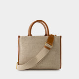 Sac À Bandoulière Small Athena - Versace - Cuir - Neutre