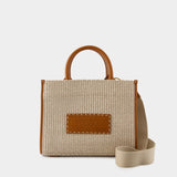 Sac À Bandoulière Small Athena - Versace - Cuir - Neutre