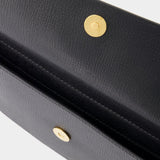 Pochette Small Medusa Biggie - Versace - Cuir - Noir