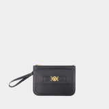 Pochette Small Medusa Biggie - Versace - Cuir - Noir