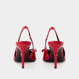 Escarpins Gianni Ribbon - Versace - Cuir - Rouge