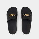 Sandales - Versace - Cuir - Noir