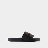 Sandales - Versace - Cuir - Noir