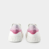 Sneakers Free Bio - Versace - Soie - Blanc