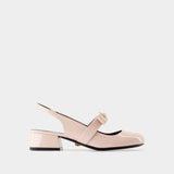 Escarpins - Versace - Cuir - Rose