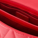 Sac À Bandoulière Mini Kleio - Versace - Cuir - Rouge