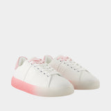Sneakers Free Bio - Versace - Cuir - Blanc
