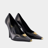 Escarpins T.105 - Versace - Cuir - Noir