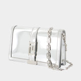 Wallet On Chain - Versace - Cuir - Argenté