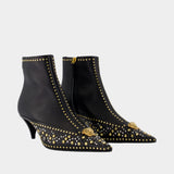 Bottines T.55 - Versace - Cuir - Noir