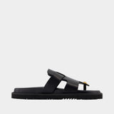 Sandales - Versace - Cuir - Noir