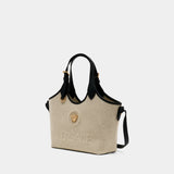 Cabas Mini - Versace - Cuir - Beige