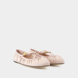 Ballerines - Dolce&Gabbana - Satin - Neutre