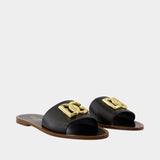 Sandales Gruppo 53 - Dolce&Gabbana - Cuir - Noir
