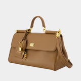 Sac À Main My Sicily - Dolce&Gabbana - Cuir - Marron